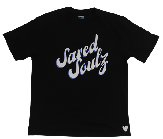 SAVEDSOULZ OVERSIZED BLACK TEE