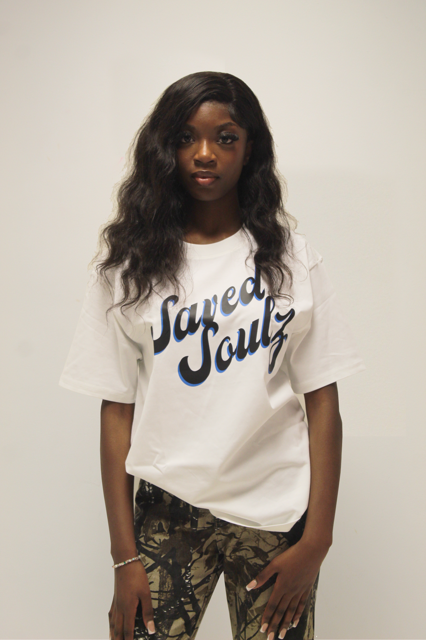 SAVEDSOULZ OVERSIZED WHITE TEE